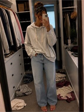 Light Gray Hoodie Sweater